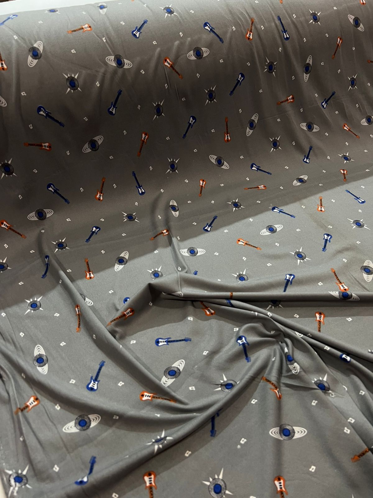 Tecido Malha para pijama estampada Suede Light Ultra Macio 1,60m largura