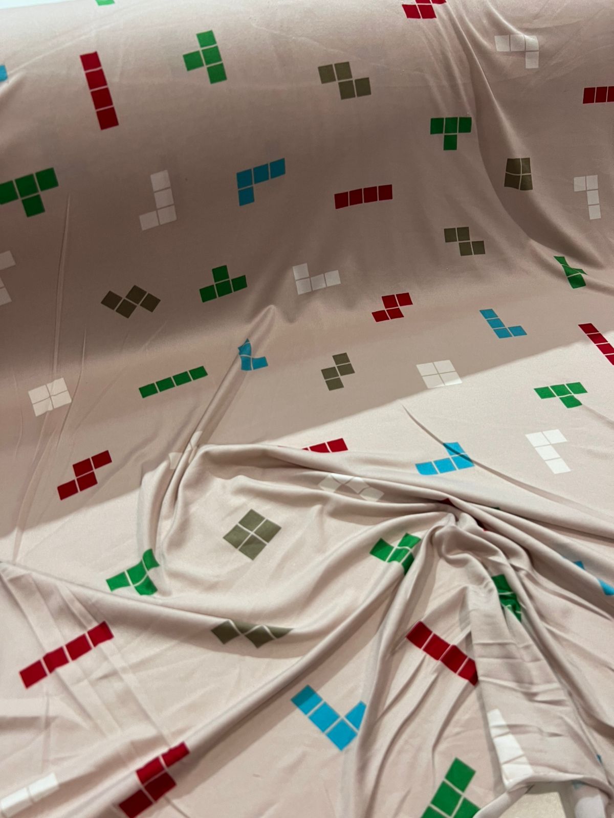 Tecido Malha para pijama estampada Suede Light Ultra Macio 1,60m largura