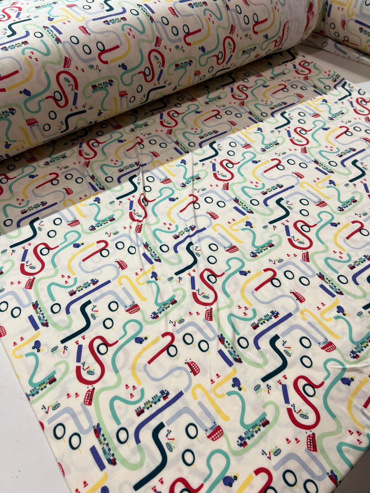 Tecido Malha para pijama estampada Suede Light Ultra Macio 1,60m largura