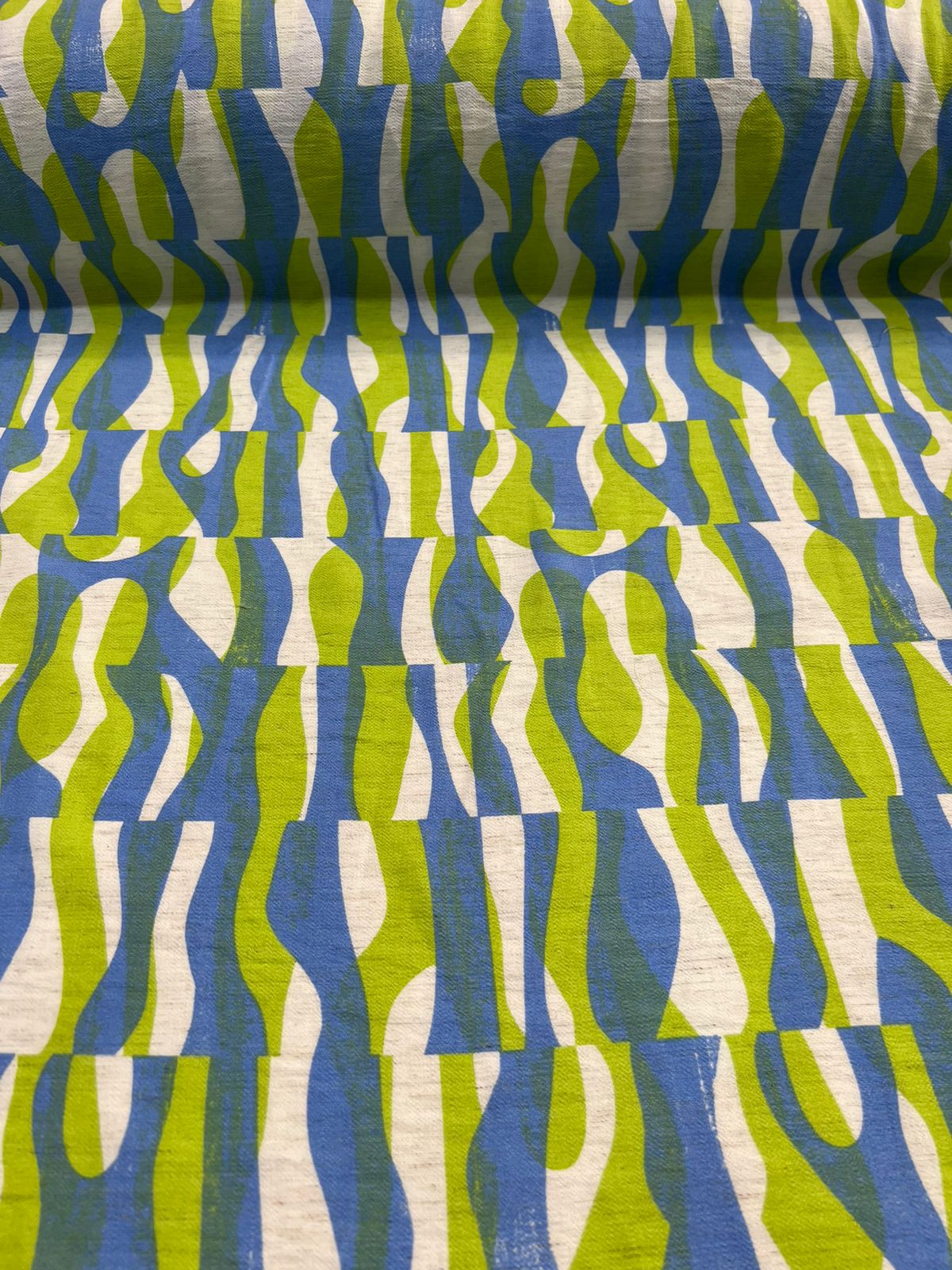 Tecido Viscose Rústica Estampada 80% Viscose 20% linho 1,50m largura