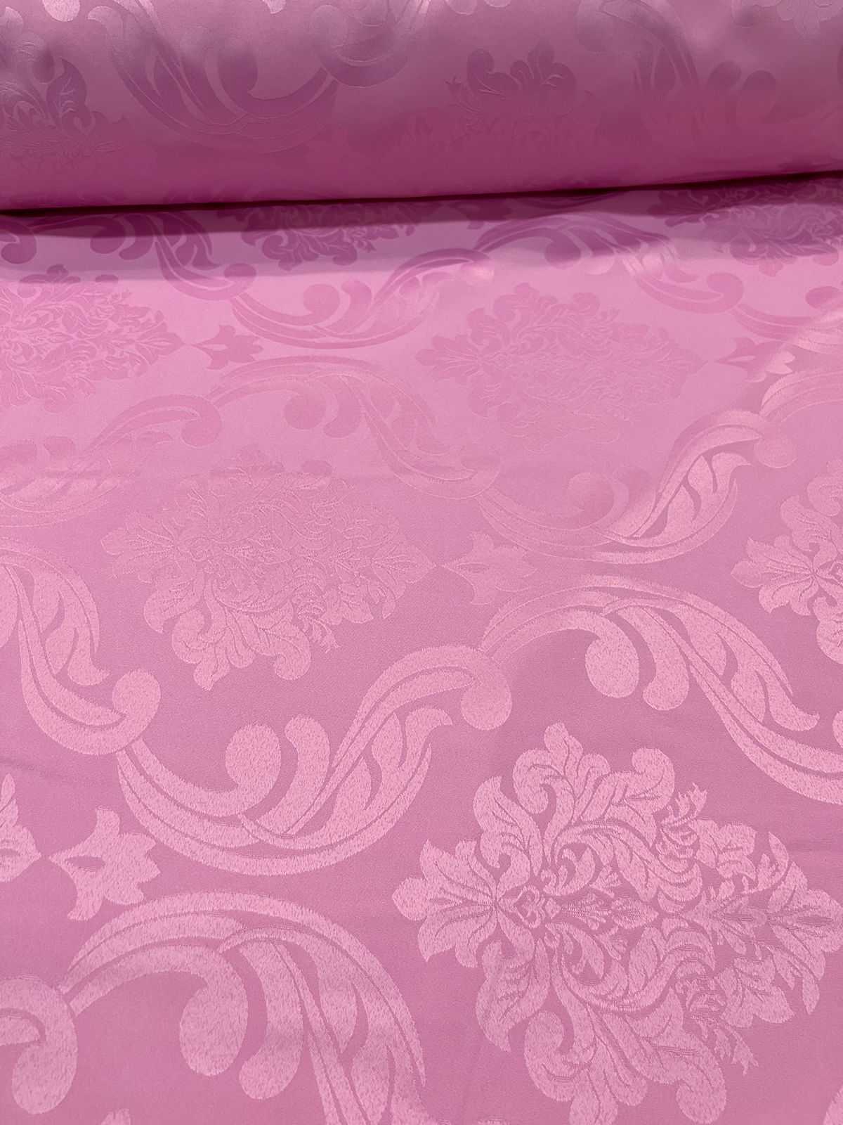 Tecido Jacquard Adamascado Floral 2,80m largura