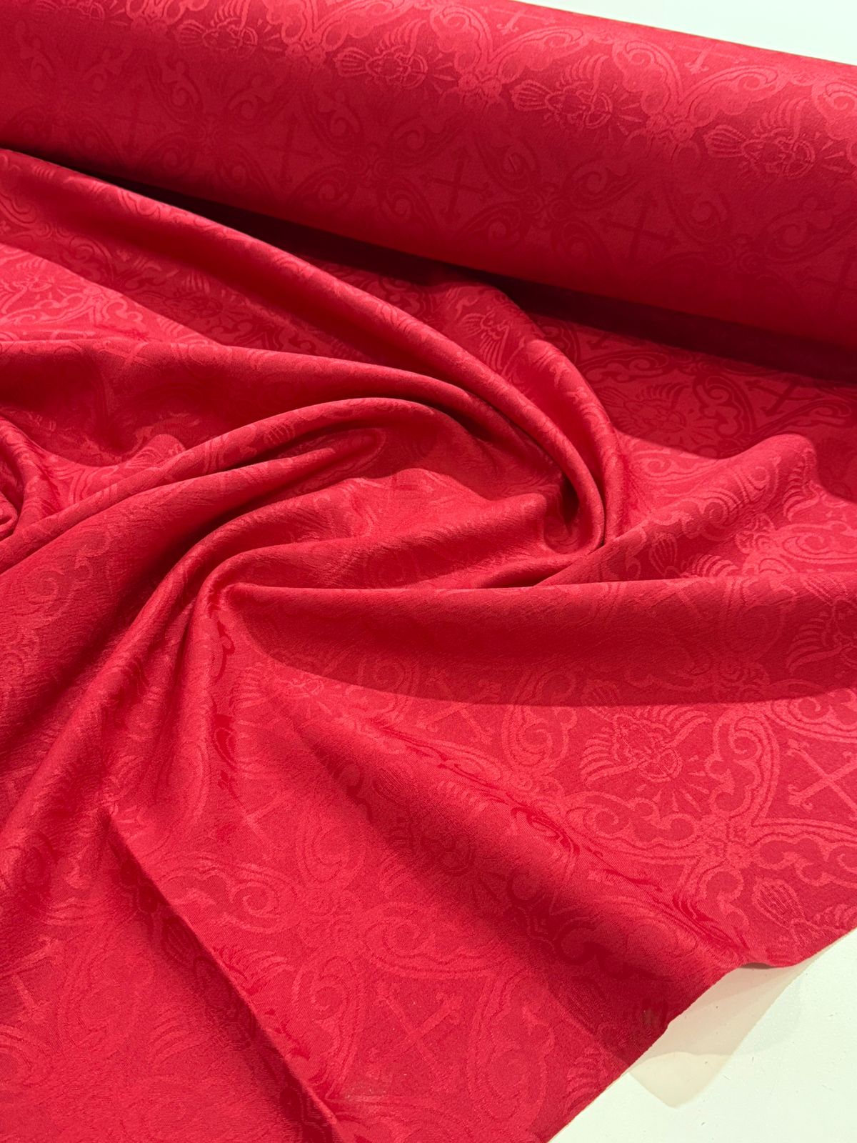 Tecido Jacquard trabalhado 1,50m de Largura