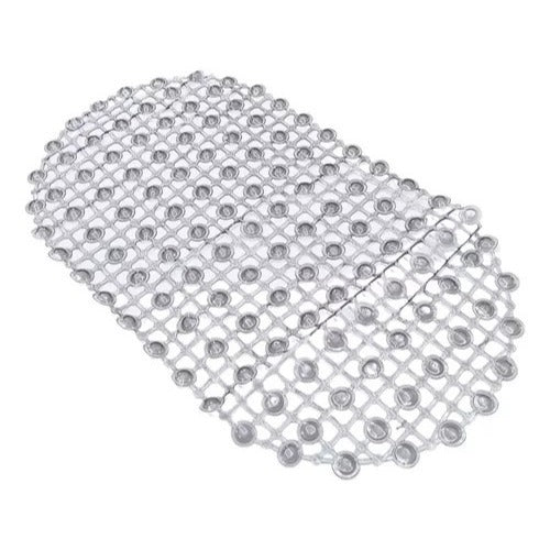 Tapete De Box Banheiro Antiderrapante Com Ventosa Silicone 34cm x 64cm