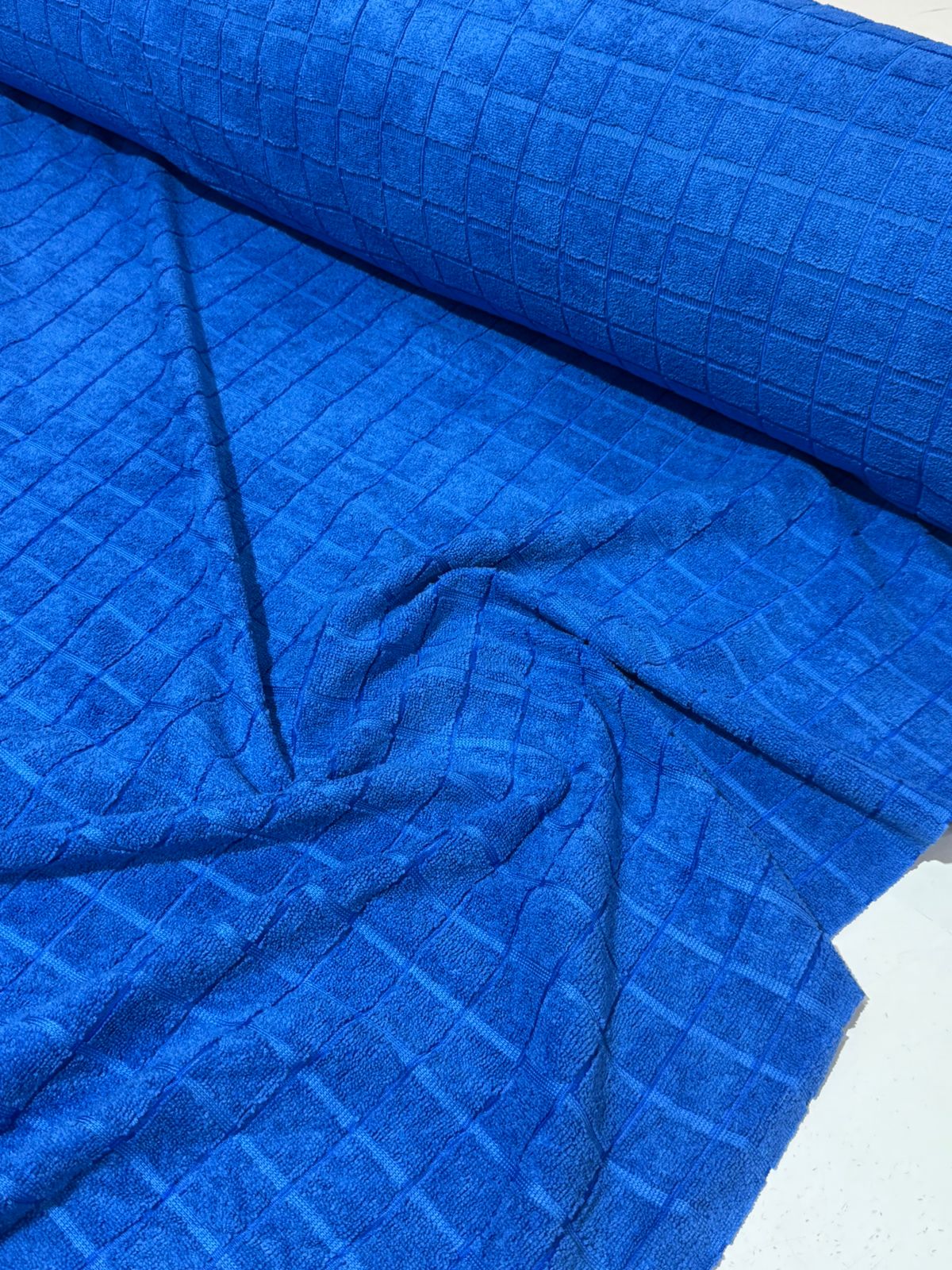 Tecido Atoalhado Felpudo Jacquard De Microfibra 1,50mt de largura