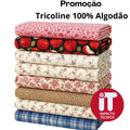 Promoção Tricoline 100% Algodão 1 metro x 1,50m