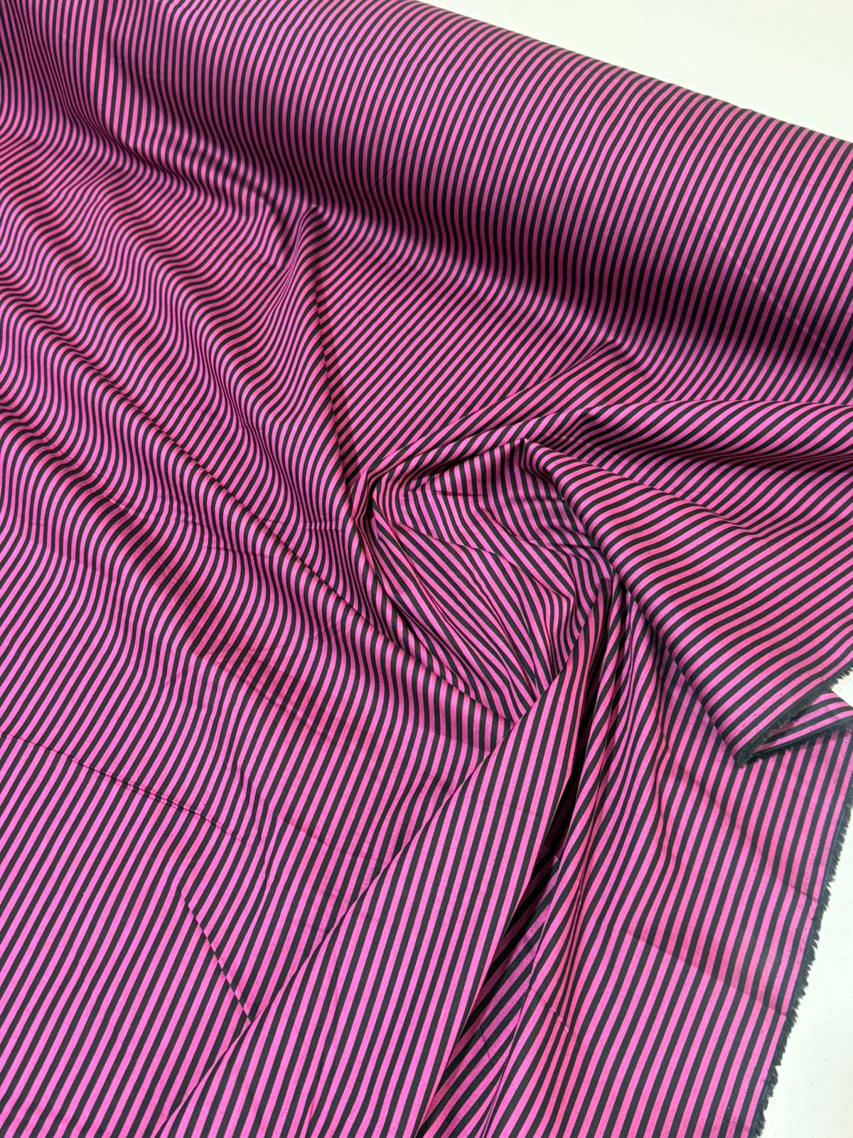 Tecido Tricoline Fio Tinto Listrado 100% Algodão