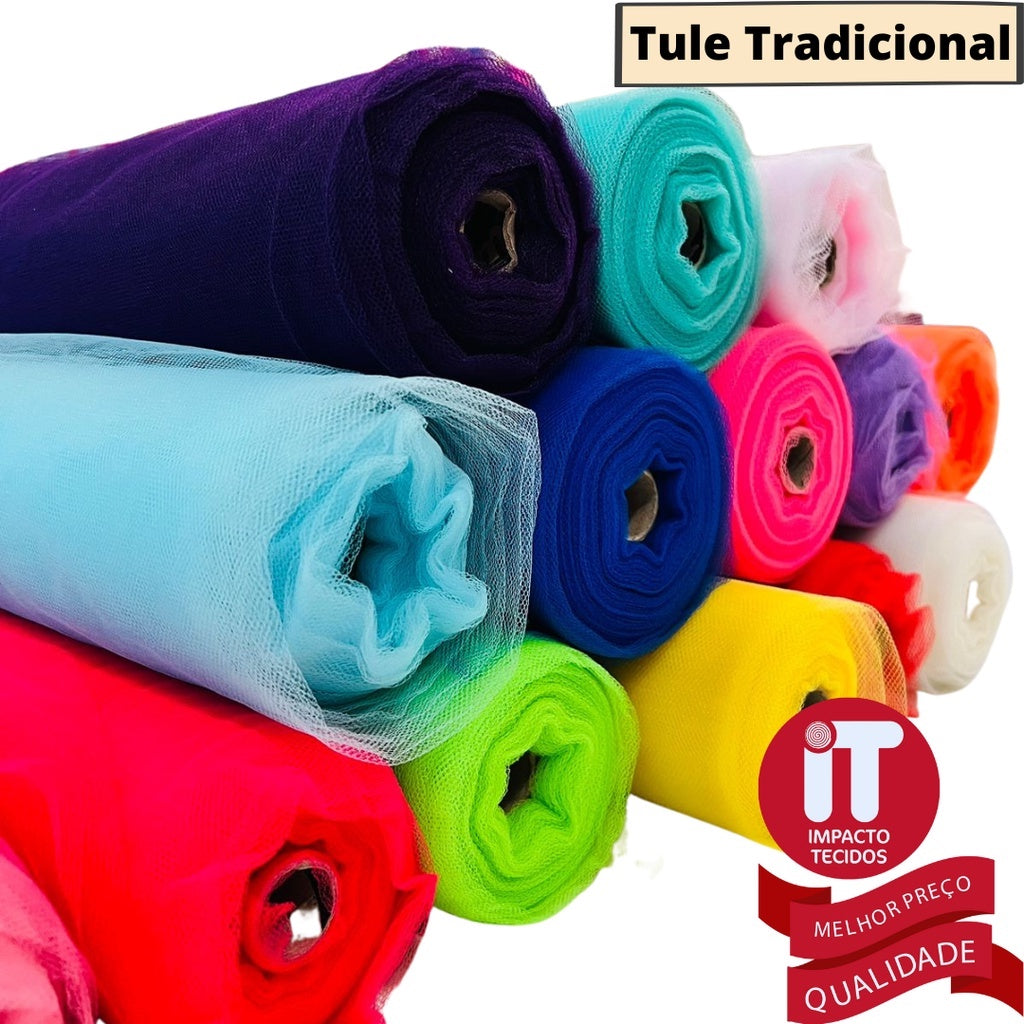 Tecido Tule tradicional 5 metros X 1,20m largura