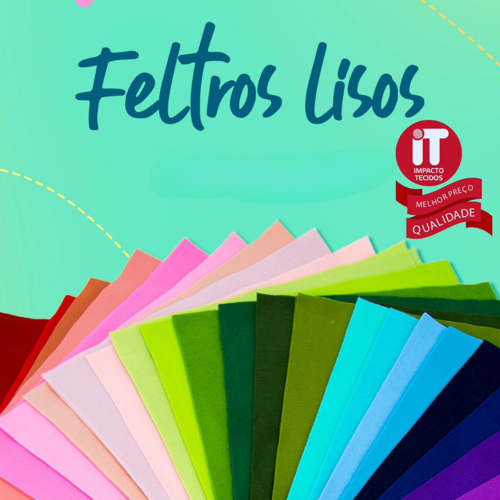 FELTRO Santa Fé 50cm x 1,40 diversas cores