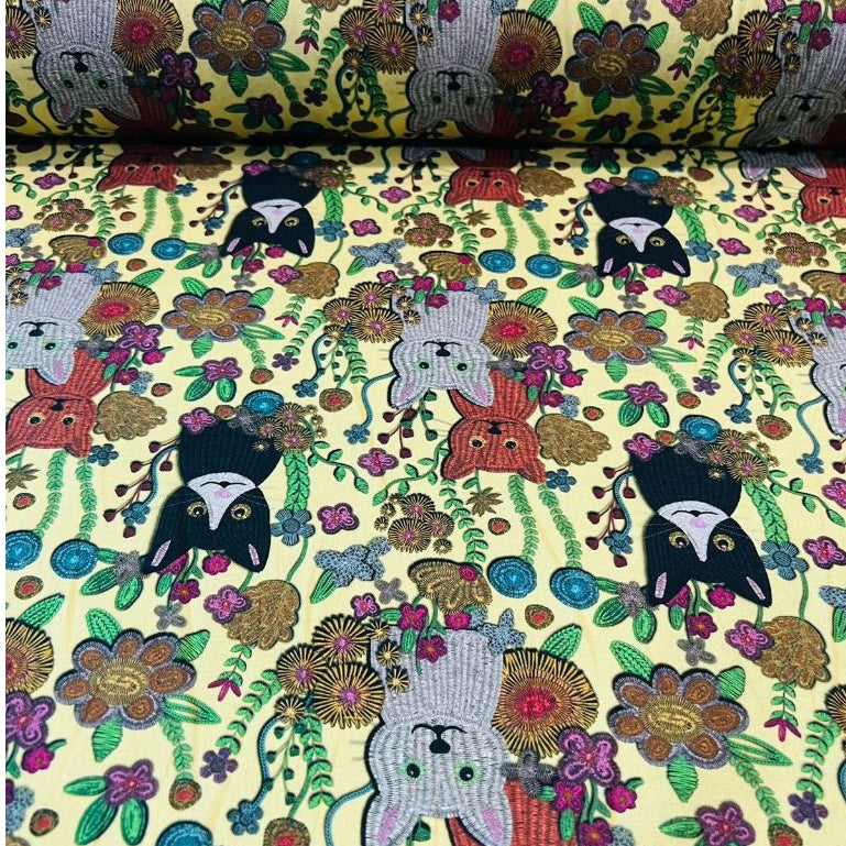 Tecido Tricoline  Estampas Digitais 100% Algodão 50cm x 1,50