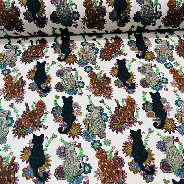 Tecido Tricoline  Estampas Digitais 100% Algodão 50cm x 1,50