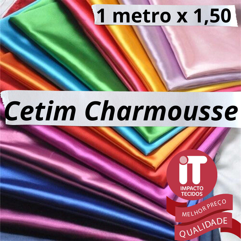 Tecido Cetim Charmousse 1,50 largura