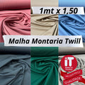 Tecido Malha Montaria Twill  1,50m largura