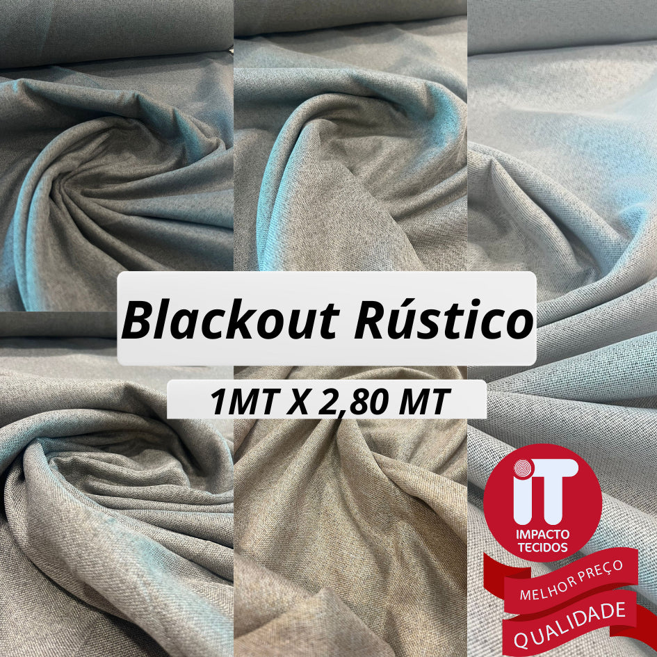 Tecido Blackout Blecaute Rustico 2,80m largura
