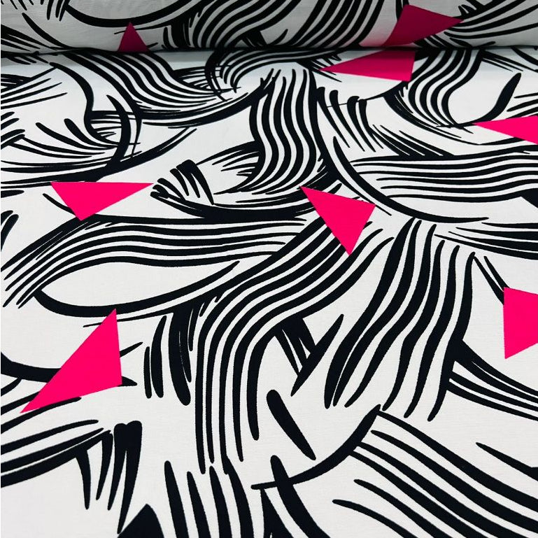 Tecido de viscolinho Capri 86% viscose 14% poliamida 1,40 largura