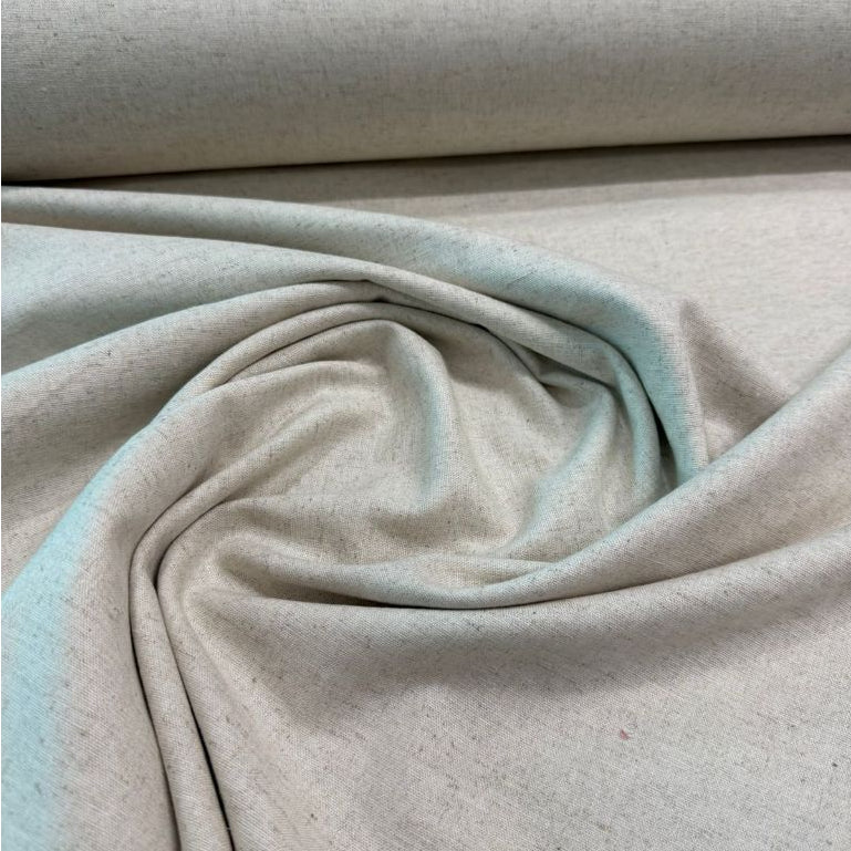 Tecido Linho com Elastano 55% linho 43% viscose 2% elastano 1,40m largura