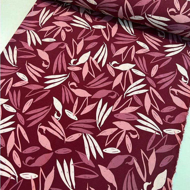 Tecido Crepe Larissa estampado e Liso  1,50m largura