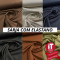 Tecido Sarja com elastano 1,50m de largura