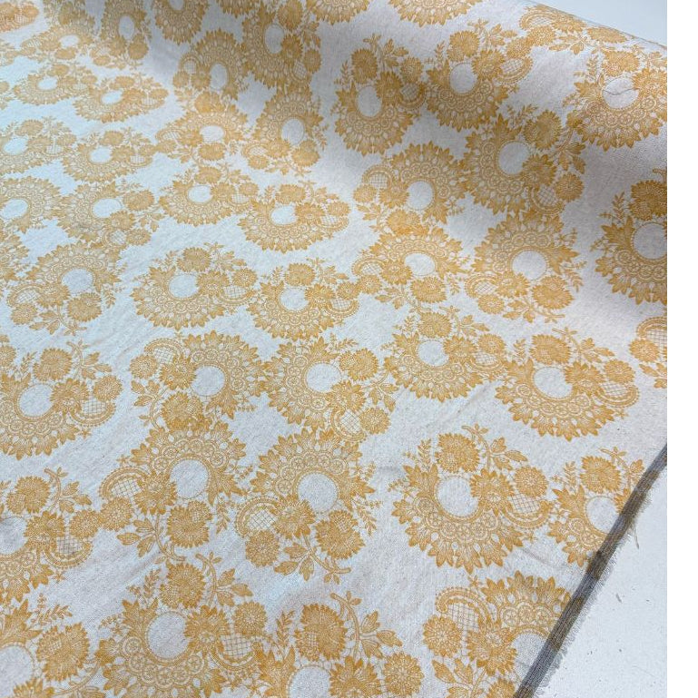 Tecido Linho Misto Estampado 1,40m largura