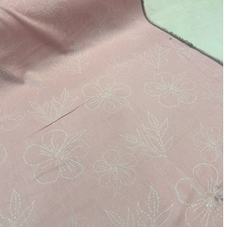Tecido Linho Misto Estampado 1,40m largura
