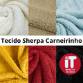 Tecido Sherpa Lã Carapinha 1,50m largura
