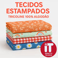 Tricoline 100% Algodão Infantis 50cmx1,50 Est 189 a 288