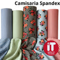Tecido Crepe Camisaria Spandex 1,40m largura
