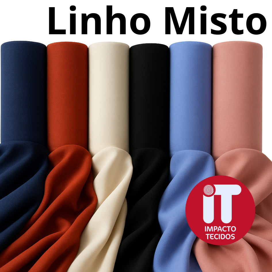 Tecido Linho Misto 1,40m largura