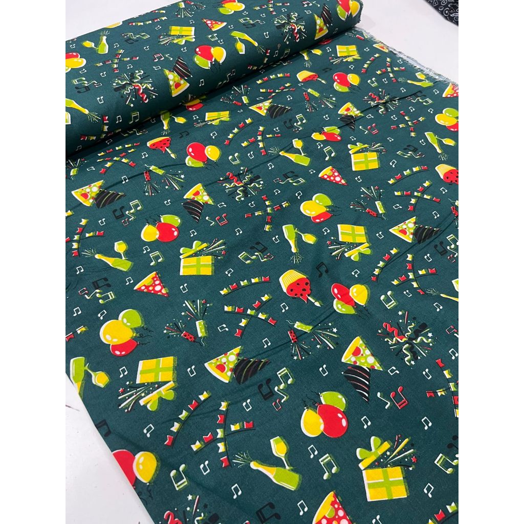 Tecido TRICOLINE Estampado 100% Algodão 1,50m largura Est 67 a 100