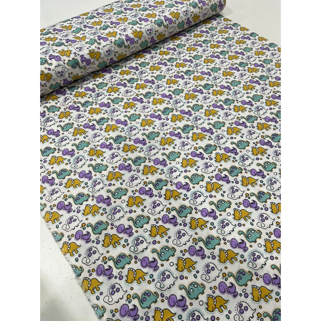 Tecido TRICOLINE Estampado 100% Algodão 1,50m largura Est 67 a 100