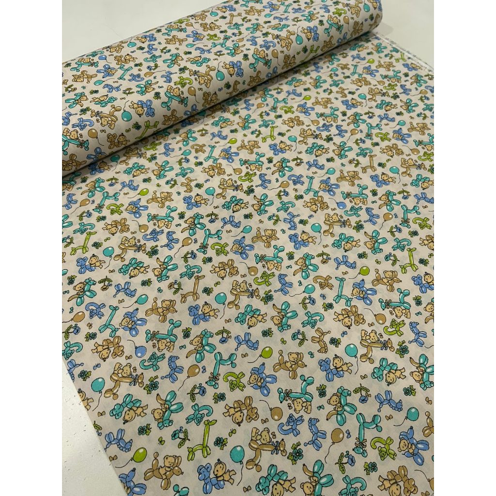 Tecido TRICOLINE Estampado 100% Algodão 1,50m largura Est 67 a 100