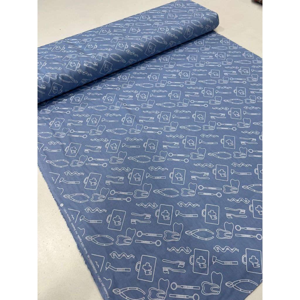Tecido Tricoline Estampado 100% Algodão 50cmx1,50m largura- Est 101 a 133