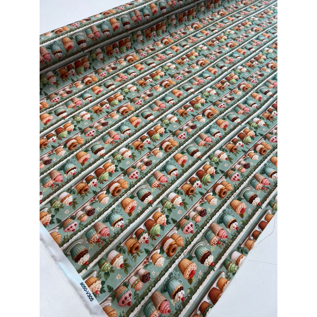 Tecido Tricoline Estampado 100% Algodão 50cmx1,50m Est 341 a 377