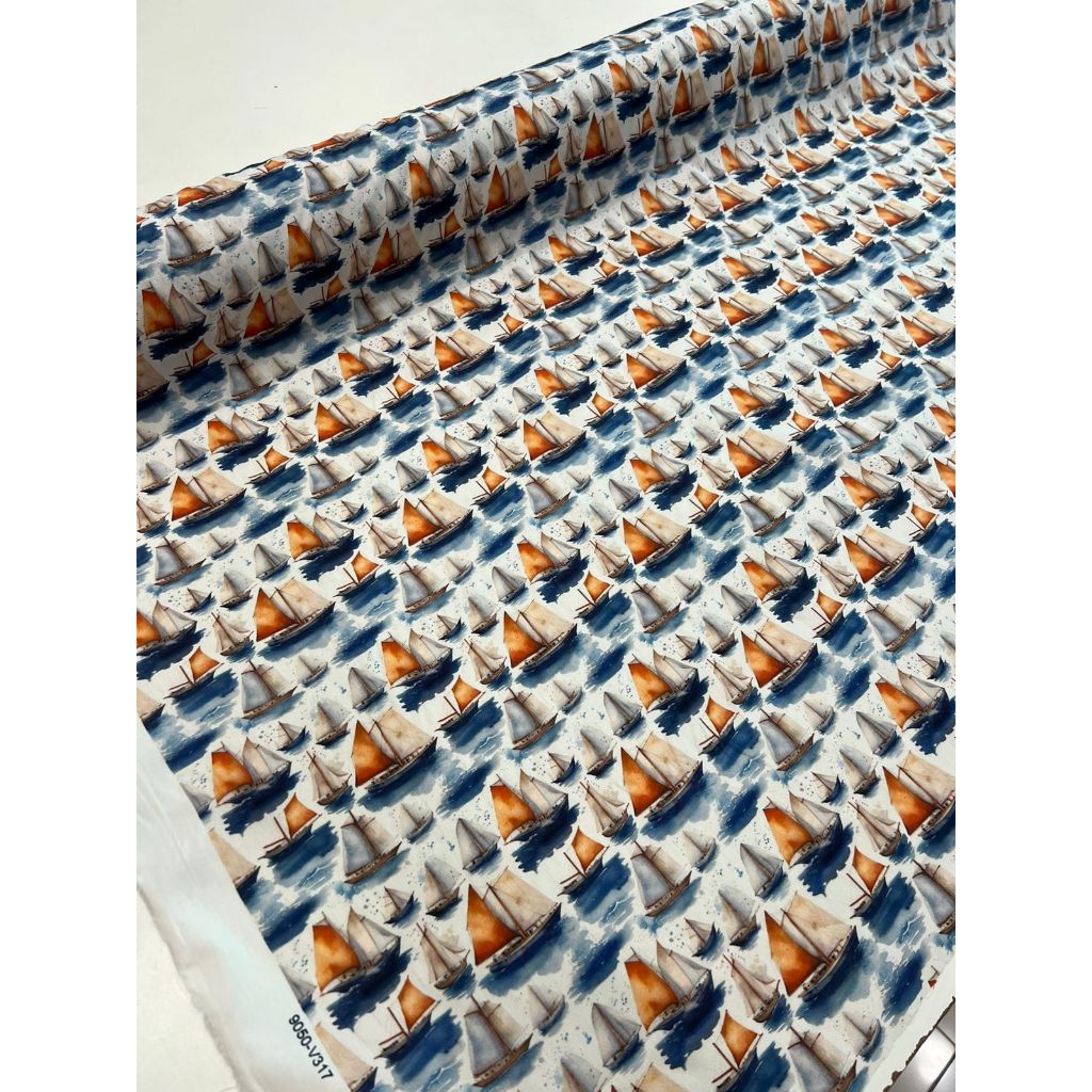 Tecido Tricoline Estampado 100% Algodão 50cmx1,50m Est 341 a 377