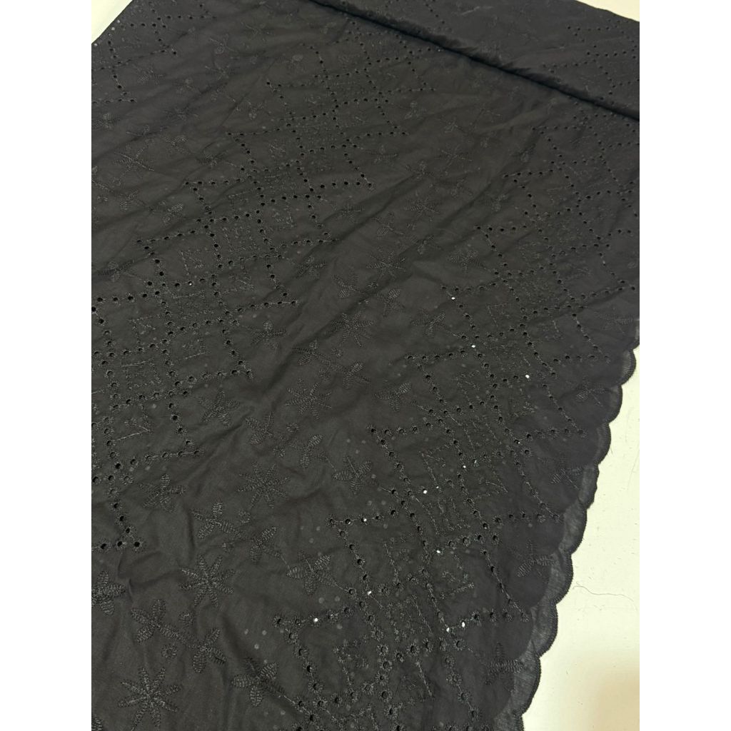 Tecido Laise Bordada Premium 100% Algodão 1,40m Largura