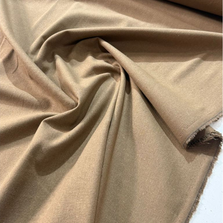Tecido Linho com Elastano 55% linho 43% viscose 2% elastano 1,40m largura
