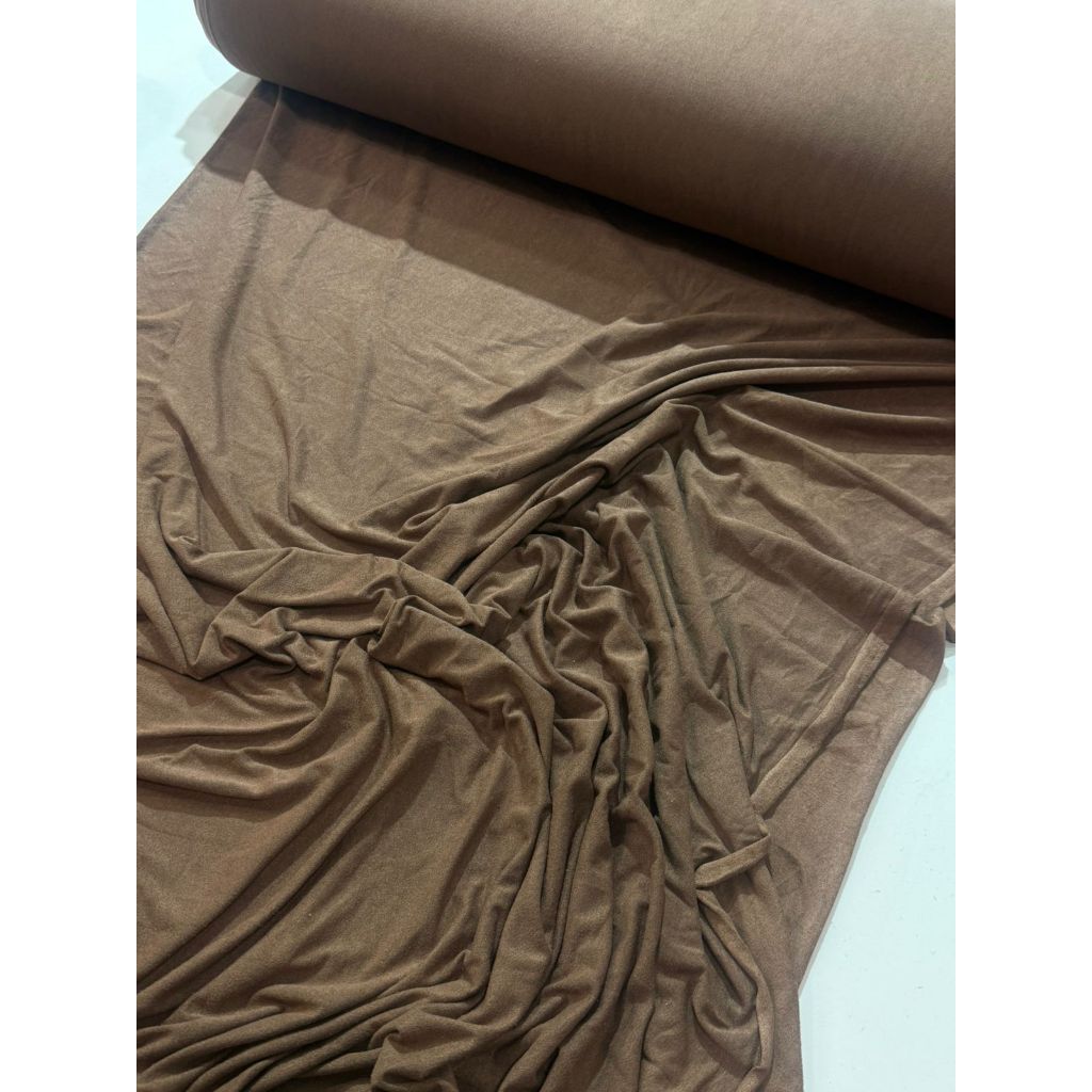 Tecido Malha Suede Camurça Aveludado 1,60m largura