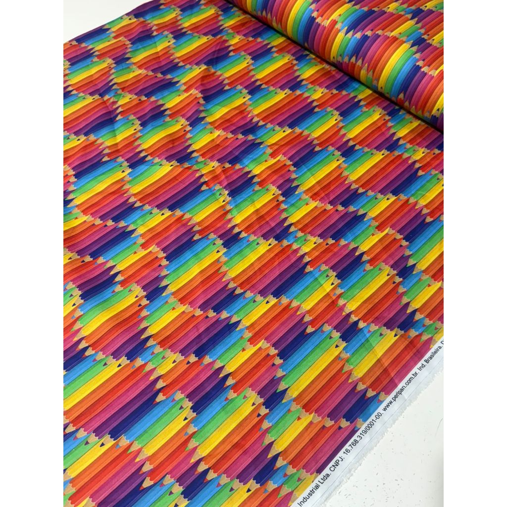 Tricoline Digital Tecido 100% Algodão 50CM X 1,50