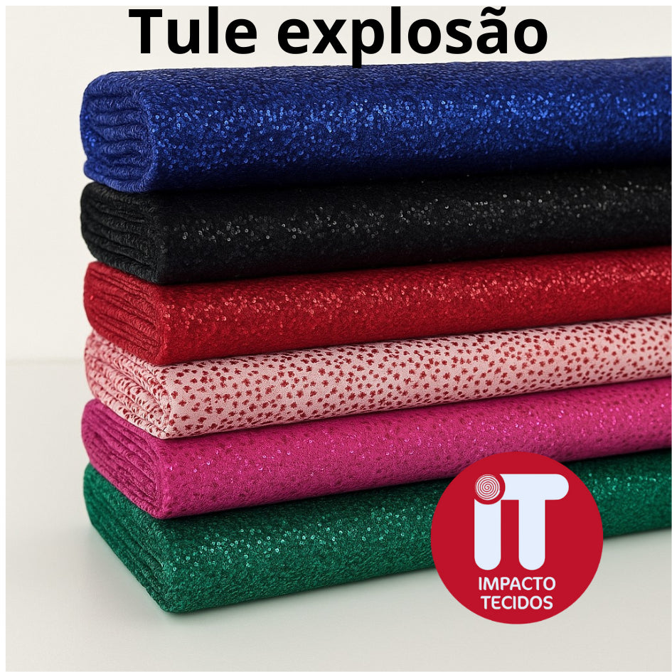 Tecido Tule explosão 1,50m largura