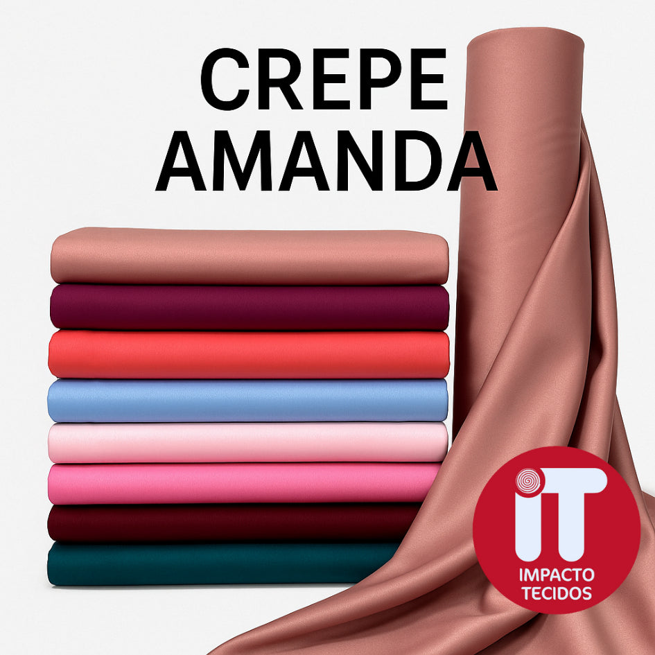 Tecido Crepe Amanda 1,50m largura