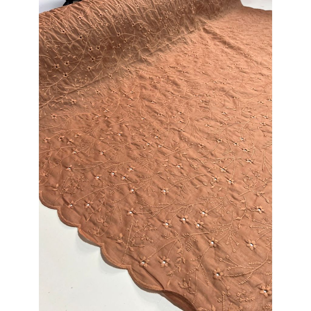 Tecido Laise Bordada Premium 100% Algodão 1,40m Largura