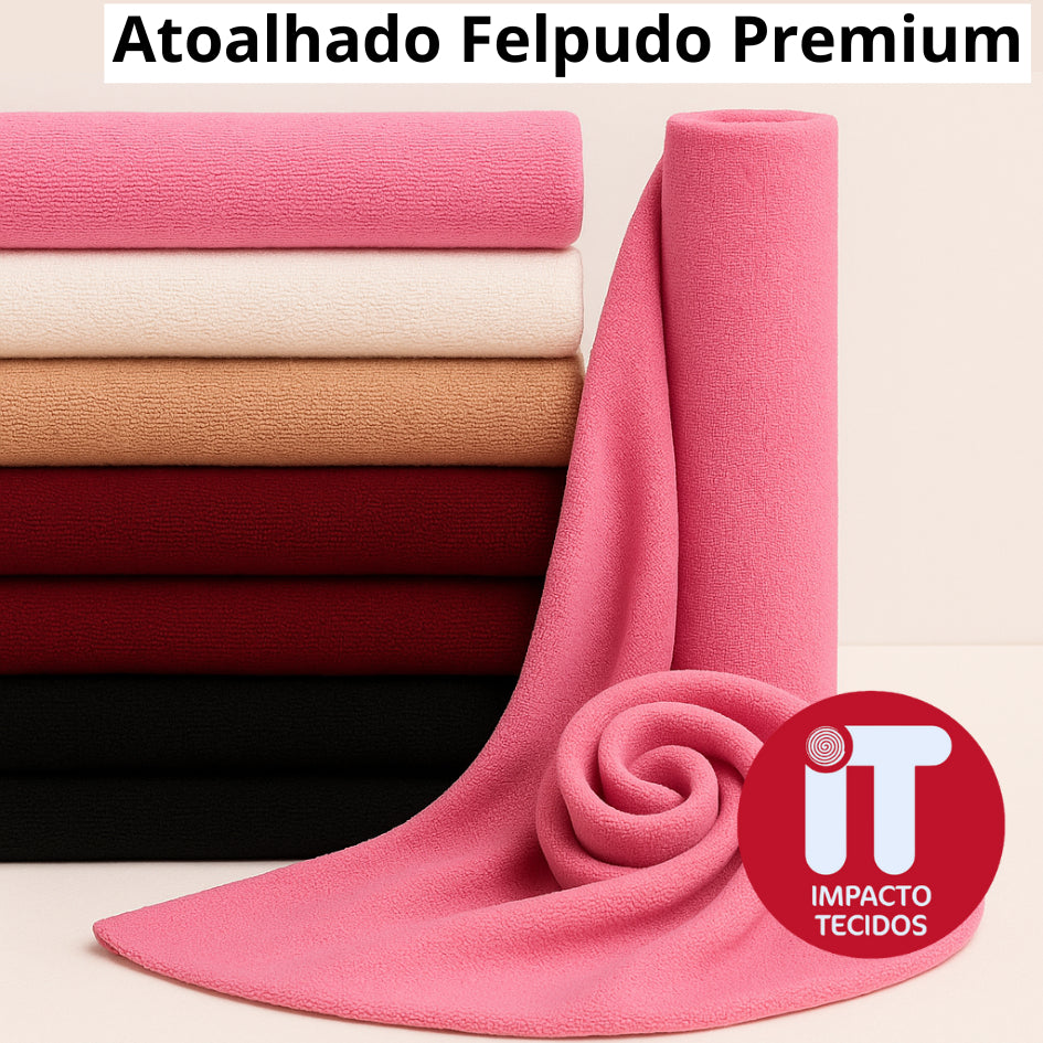 Atoalhado Felpudo De Microfibra 1,45m largura