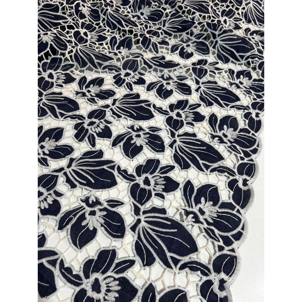 Tecido Laise Richilieu premium 100% algodão 1,40 largura