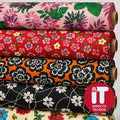 Crepe Aya estampado 1,40 largura toque de seda sedinha