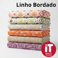 Tecido Linho Bordado 1,40m largura