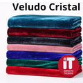 Tecido Veludo Molhado cristal Spandex 1,50m largura