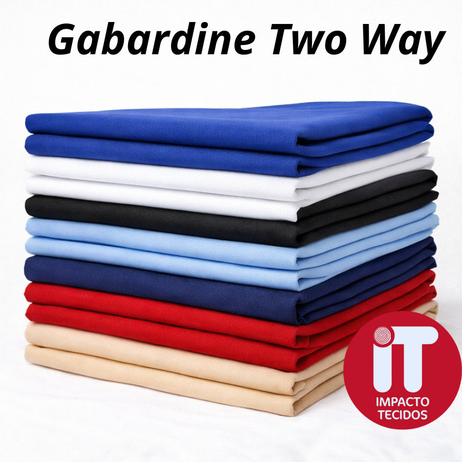 Tecido Gabardine Two Way 1,50m largura