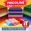 Tricoline Liso Premium 100% algodão 50cm x 1,50m largura