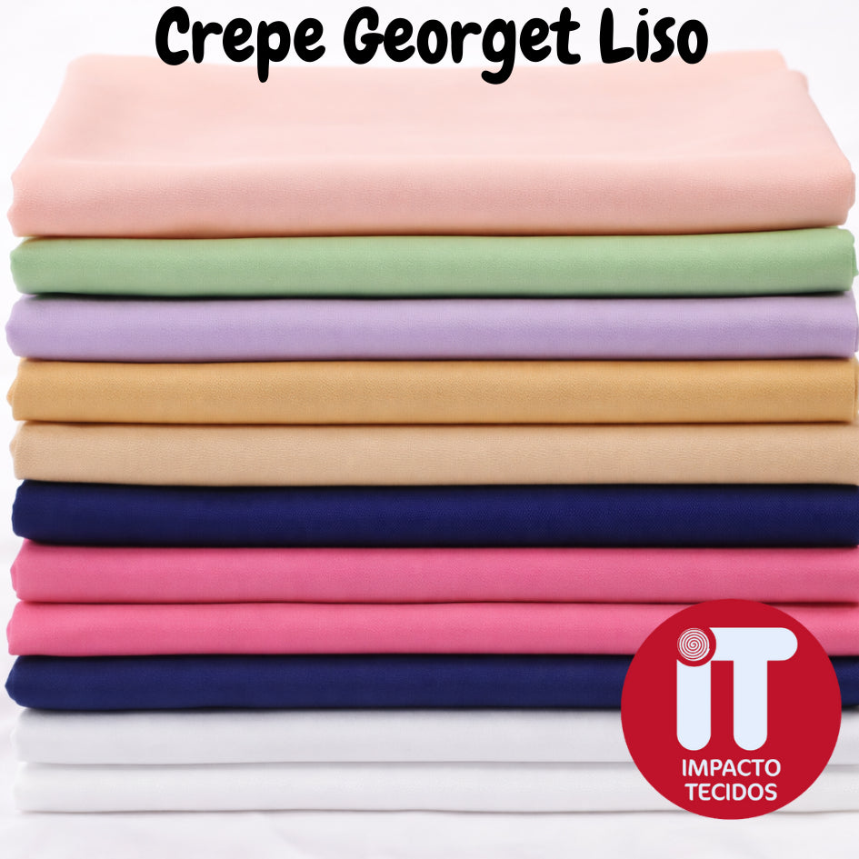 Tecido Crepe Georgete 1,50m largura