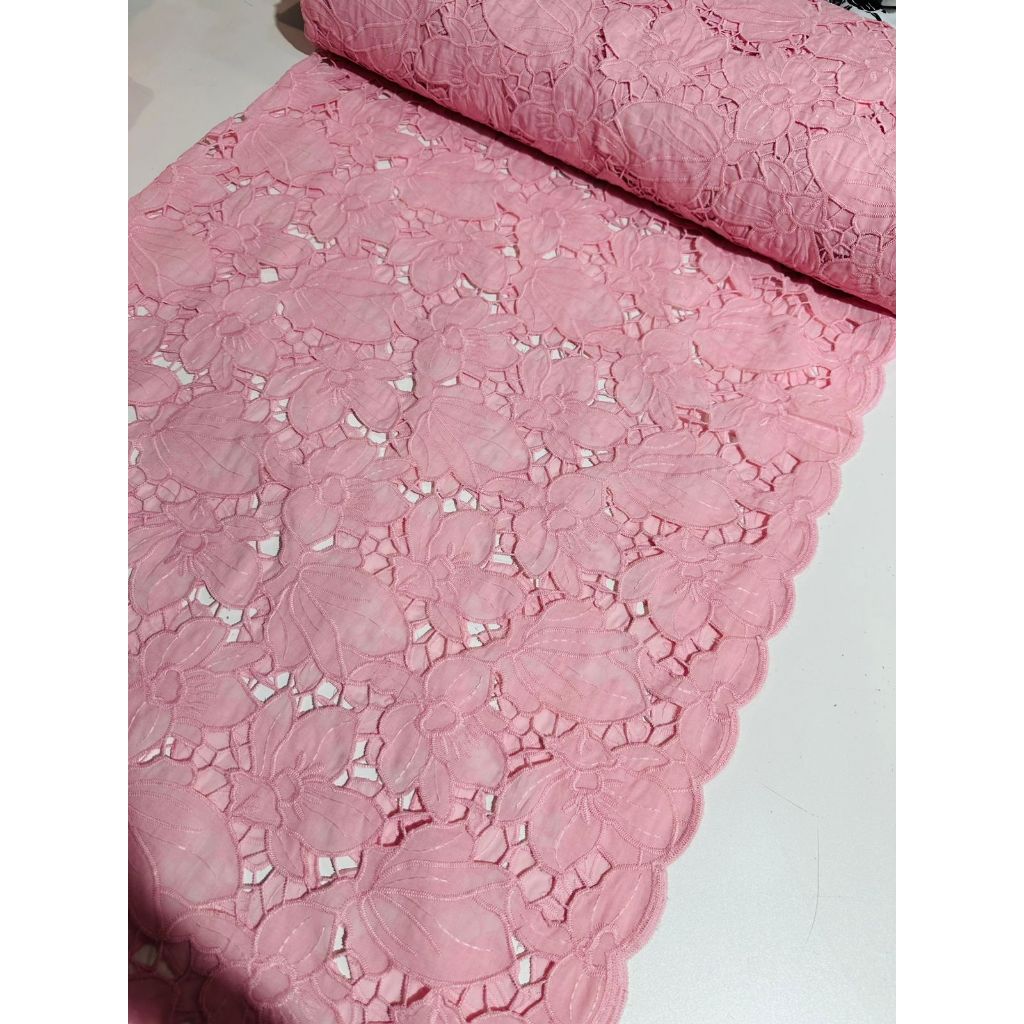 Tecido Laise Richilieu premium 100% algodão 1,40 largura