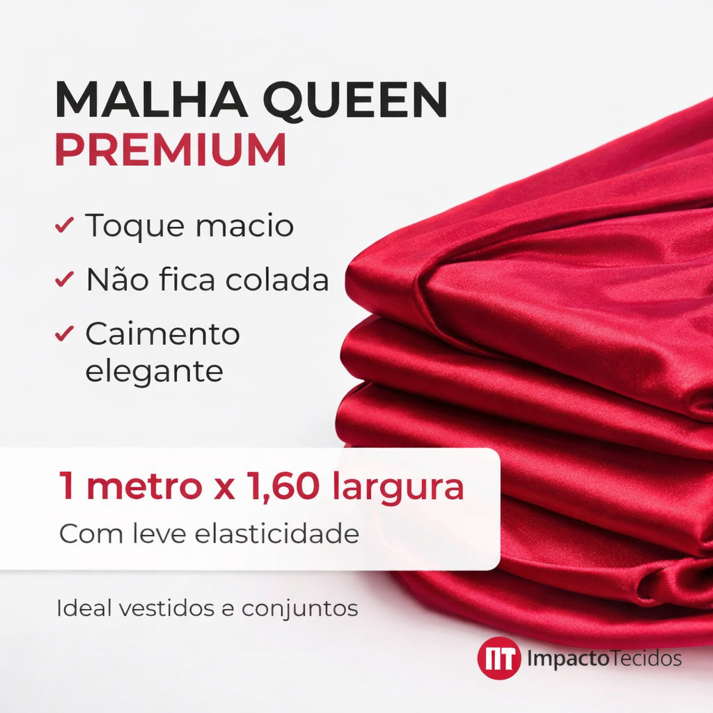 Tecido Malha Queen Premium 1,60m largura